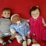 3 bebês e 1 mãe